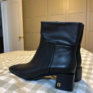 Franco Sarto Black Ankle Boots